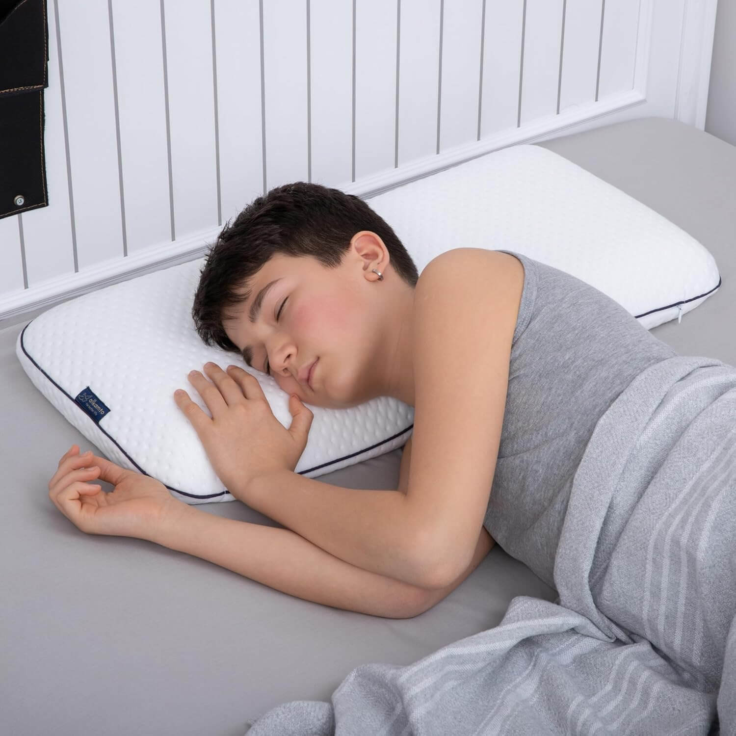 Alkamto Ergonomisches Kinderkissen Memory Foam 60x33x6 cm Secondary image