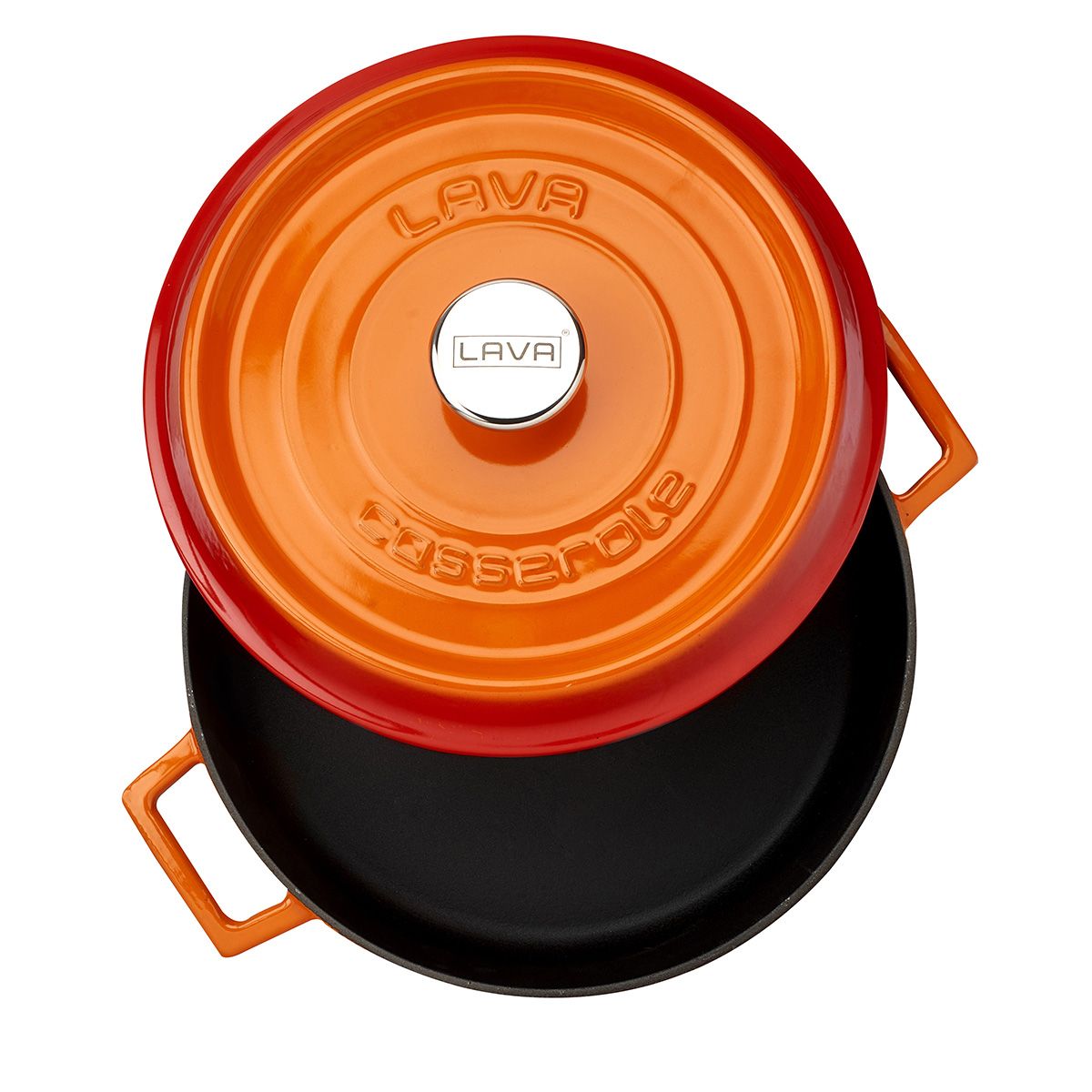 LAVA Emaillierter Gusseisen-Schmortopf mit Deckel, Ø 28 cm, 3,51 Liter Zweitbild