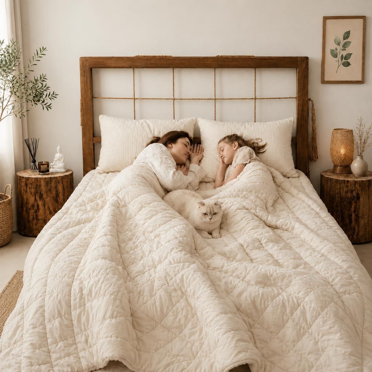 Sleepoos Ganzjahresdecke, 100% Baumwolle, handgefertigt Zweitbild
