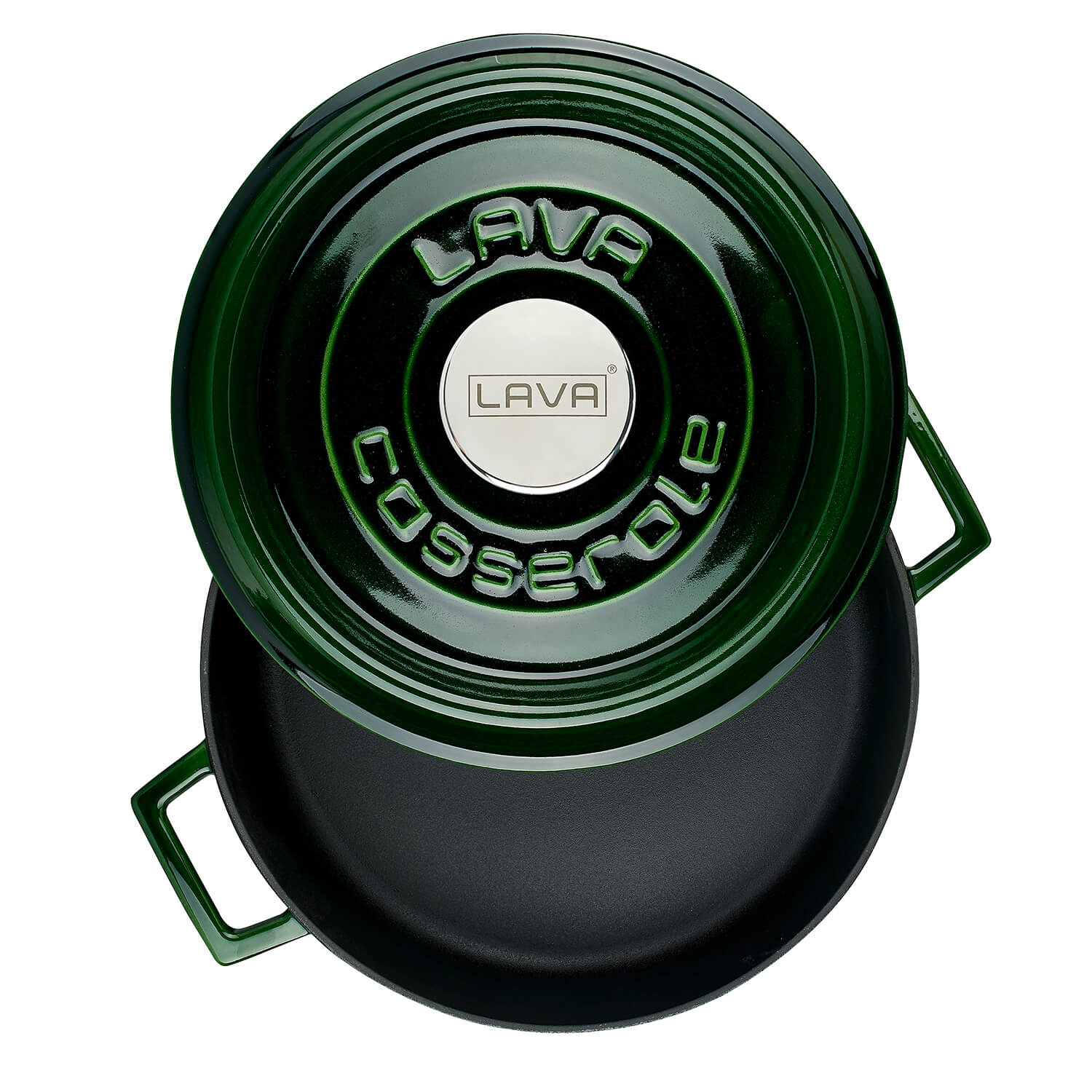 LAVA Emaillierter Gusseisentopf mit Deckel, Ø 24 cm, 2,47 Liter Zweitbild