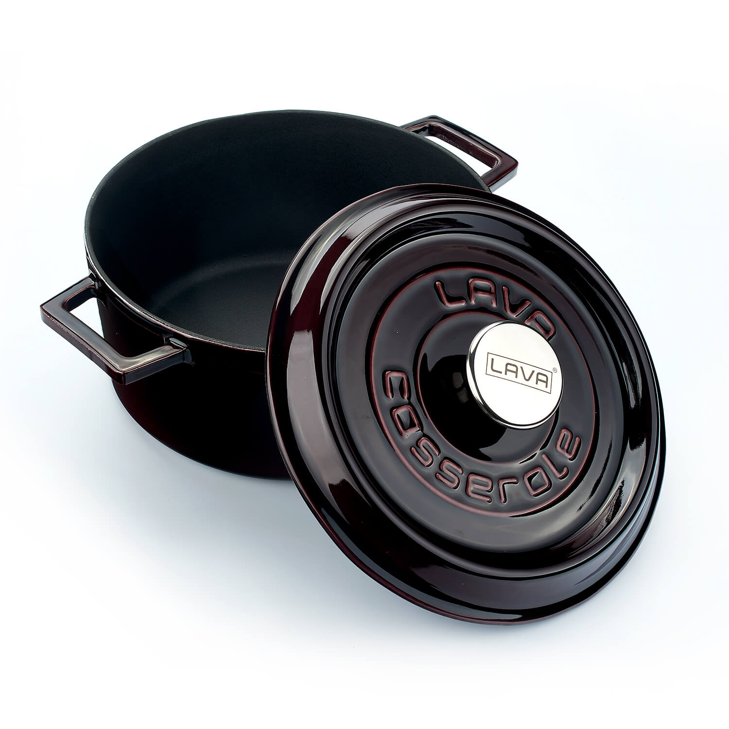 LAVA Gusseisentopf mit Deckel, emailliert, Ø 24 cm, 4,49 Liter Zweitbild