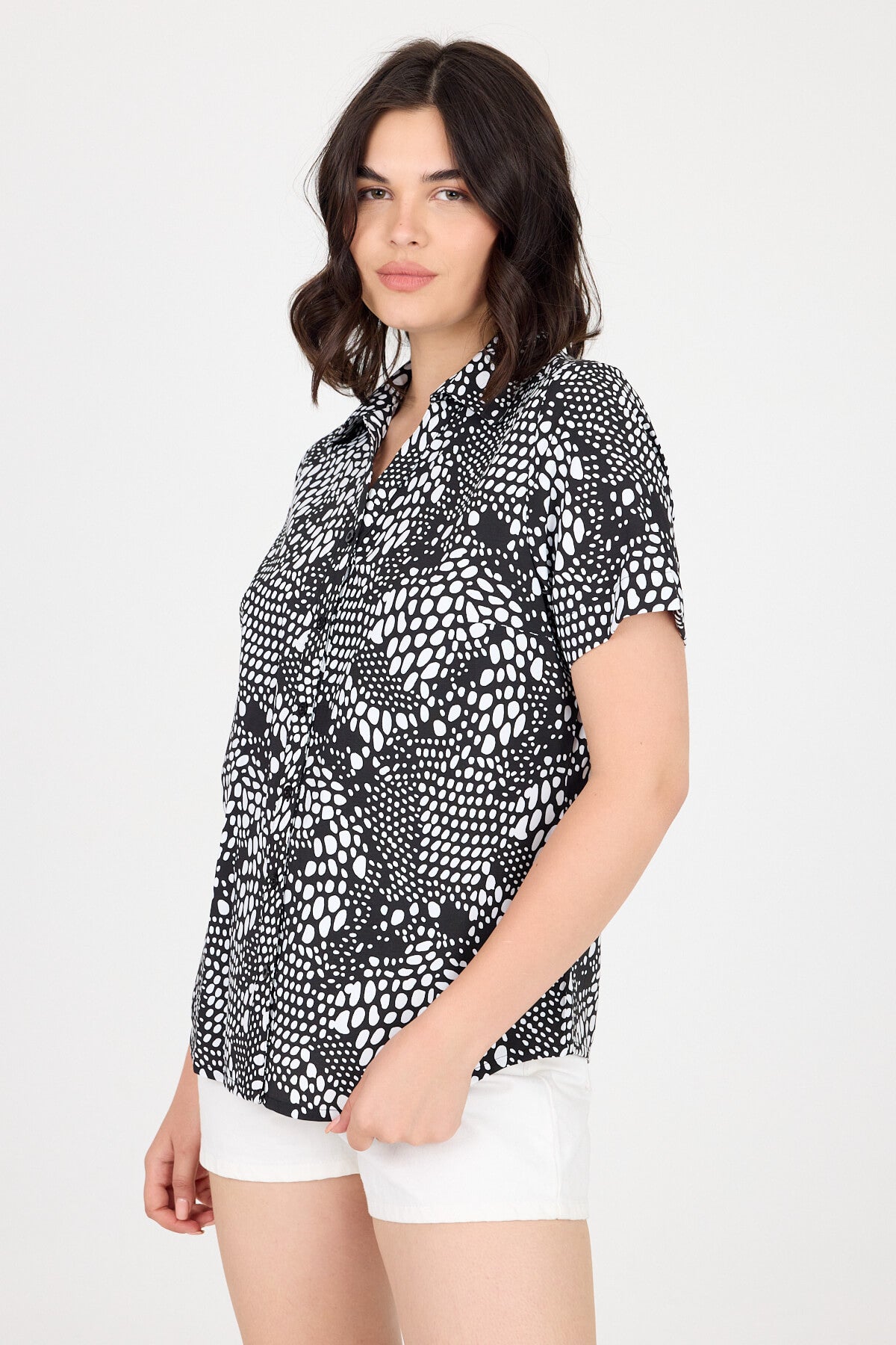 Damenshirt aus Viskose-Polyester Secondary image